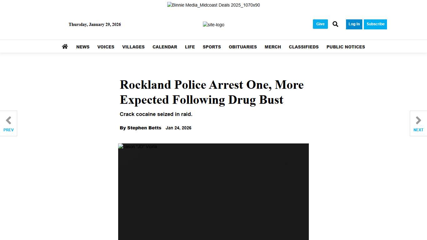 Rockland Police Arrest One, More Expected Following Drug Bust Public Safety midcoastvillager.com